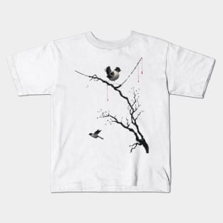 Bird On A Wire - Leonard Cohen Kids T-Shirt